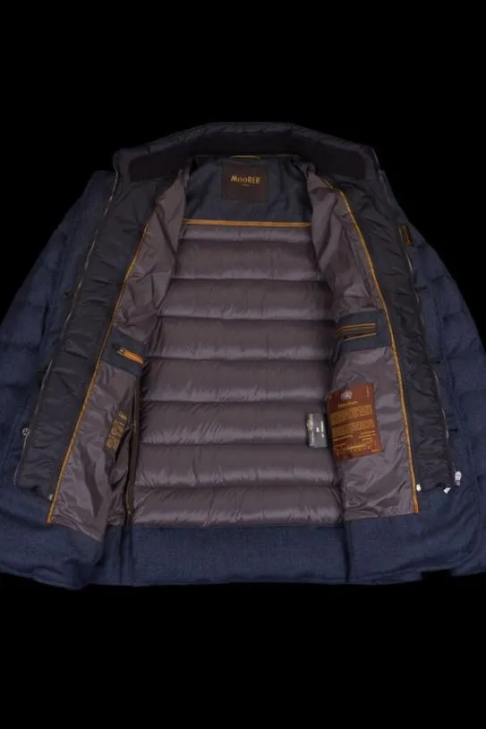 MooRER NOMOSFF Blu Men Jackets