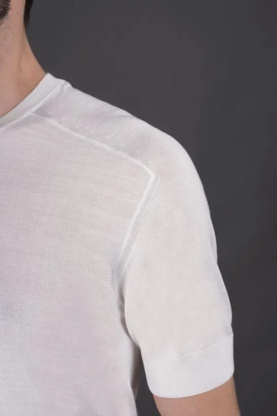 MooRER NORRISSPP Bianco Men Tshirts And Polos