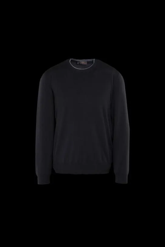 MooRER ORVIETOMLL Nerogrigio Men Knitwear