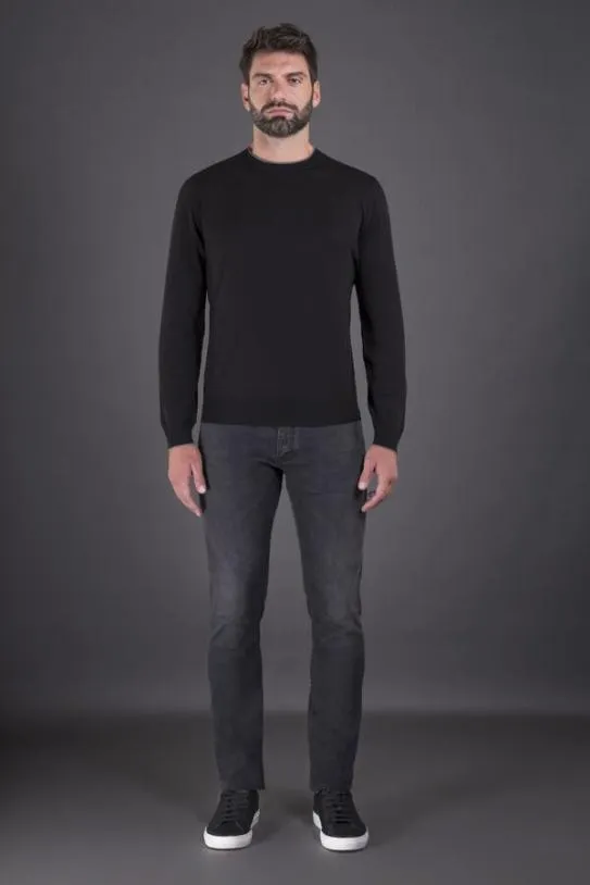 MooRER ORVIETOMLL Nerogrigio Men Knitwear