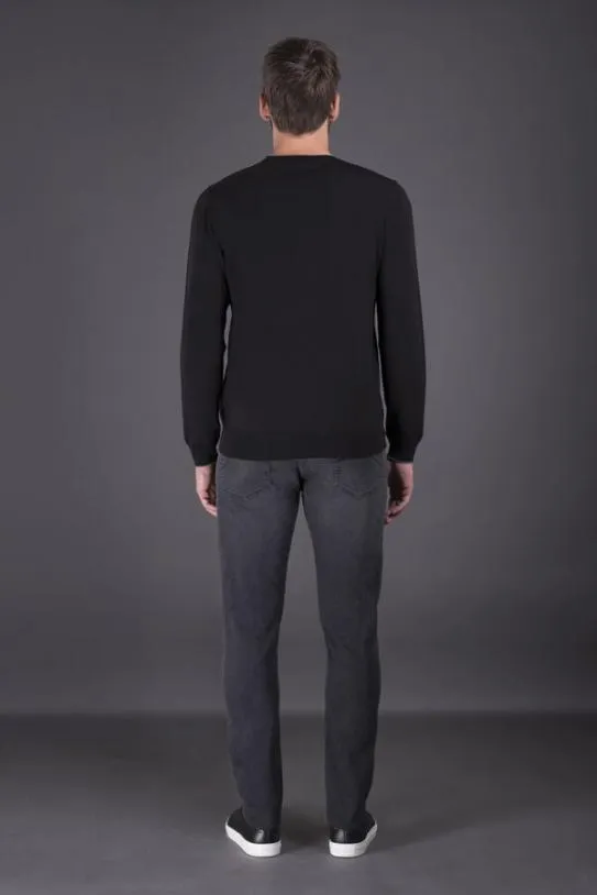 MooRER ORVIETOMLL Nerogrigio Men Knitwear