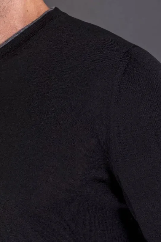 MooRER ORVIETOMLL Nerogrigio Men Knitwear