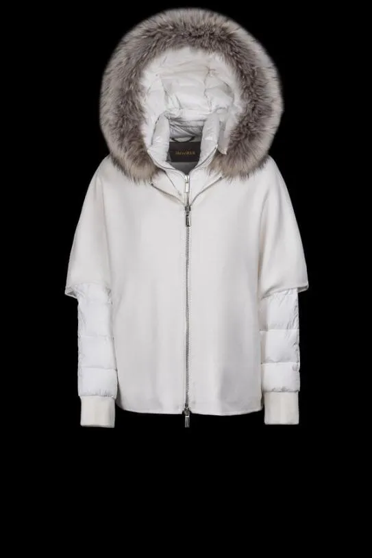 MooRER PEGASOLAP Bianco Women Jackets