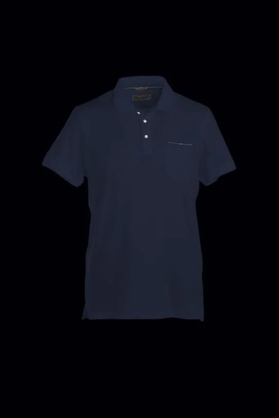 MooRER PESCHICIJTP Blu Navy Men Tshirts And Polos