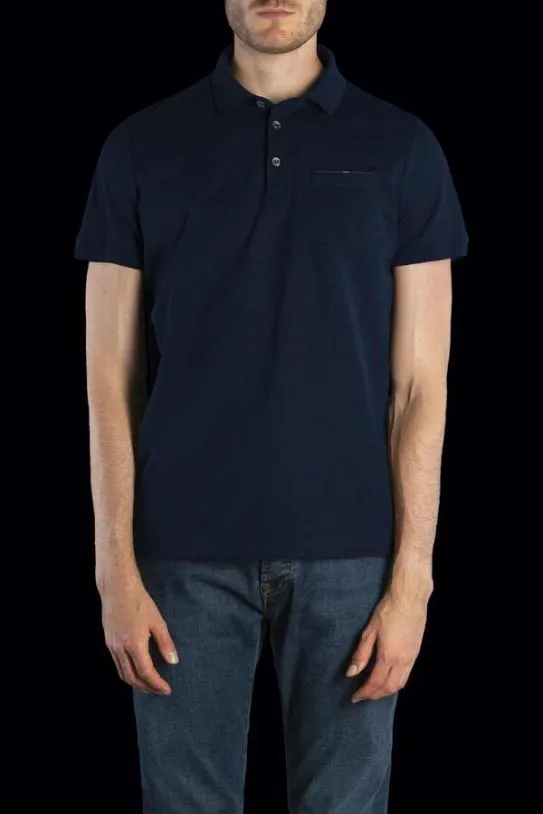 MooRER PESCHICIJTP Blu Navy Men Tshirts And Polos