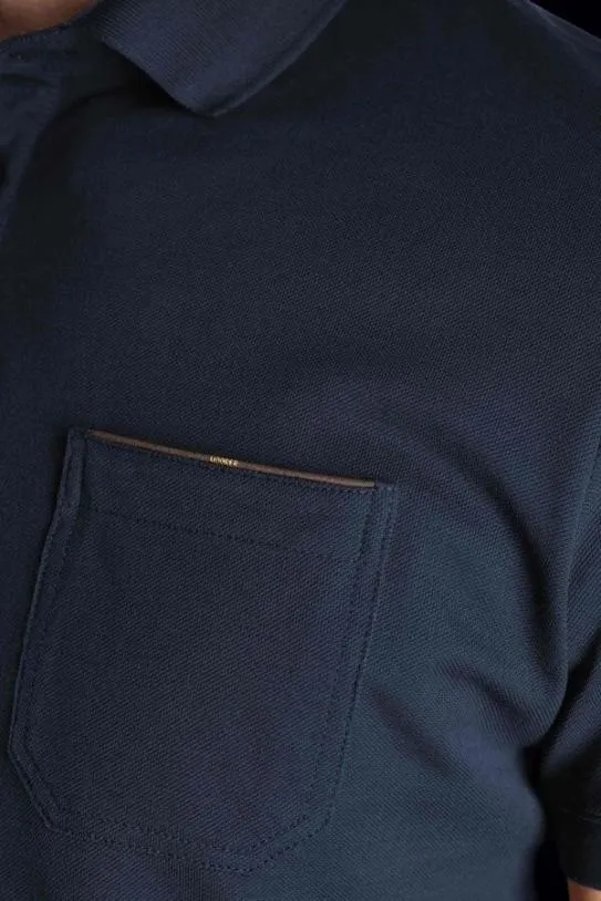 MooRER PESCHICIJTP Blu Navy Men Tshirts And Polos