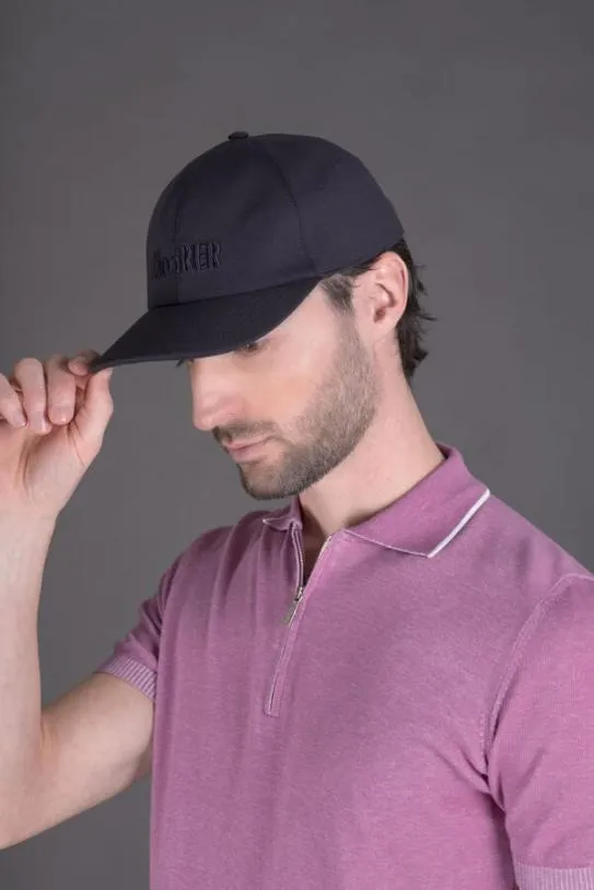 MooRER ROBINSONJ Navybianco Men Hats
