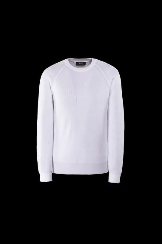 MooRER SANTECSP Bianco Men Knitwear
