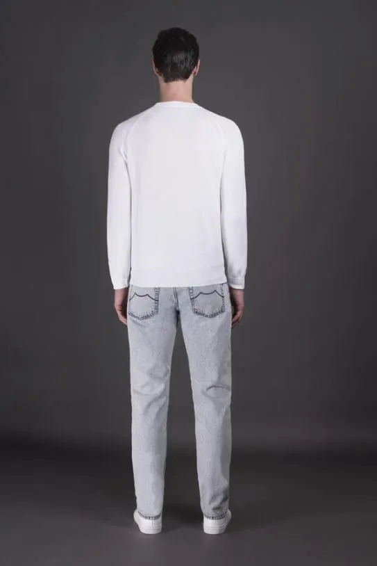 MooRER SANTECSP Bianco Men Knitwear