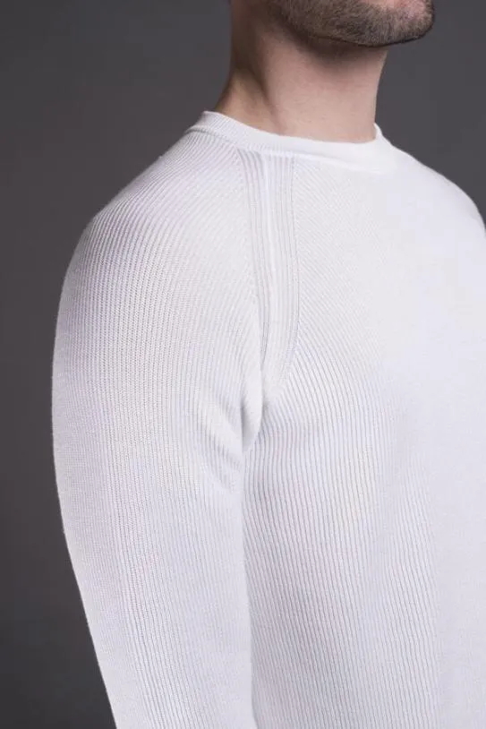 MooRER SANTECSP Bianco Men Knitwear