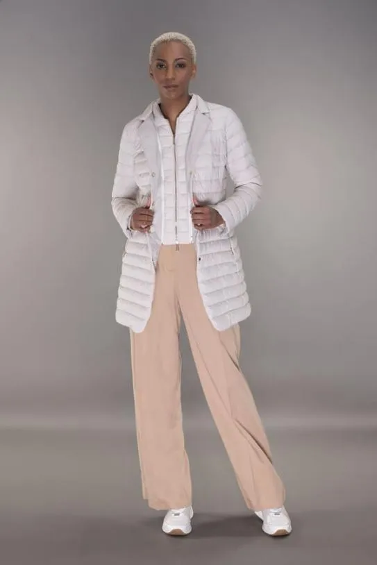 MooRER SHARIS3 Ivory Women Puffers
