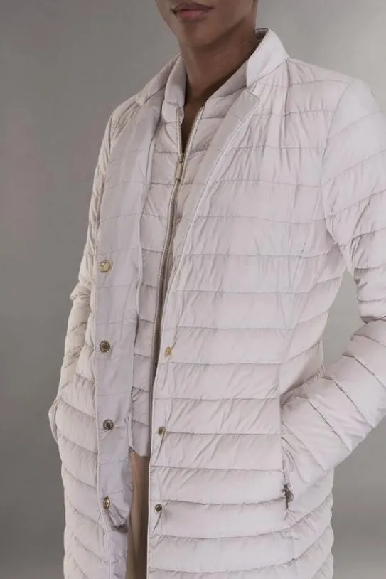 MooRER SHARIS3 Ivory Women Puffers