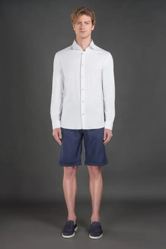 MooRER SORRENTO4XT Bianco Men Shirts