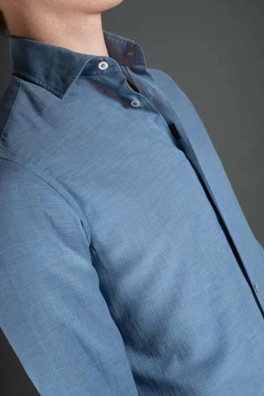 MooRER SORRENTOFML Sky Men Shirts