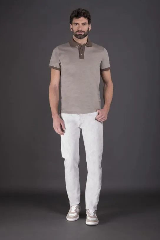 MooRER SPIKEPQX Tortora Men Tshirts And Polos