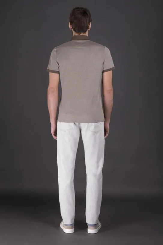 MooRER SPIKEPQX Tortora Men Tshirts And Polos