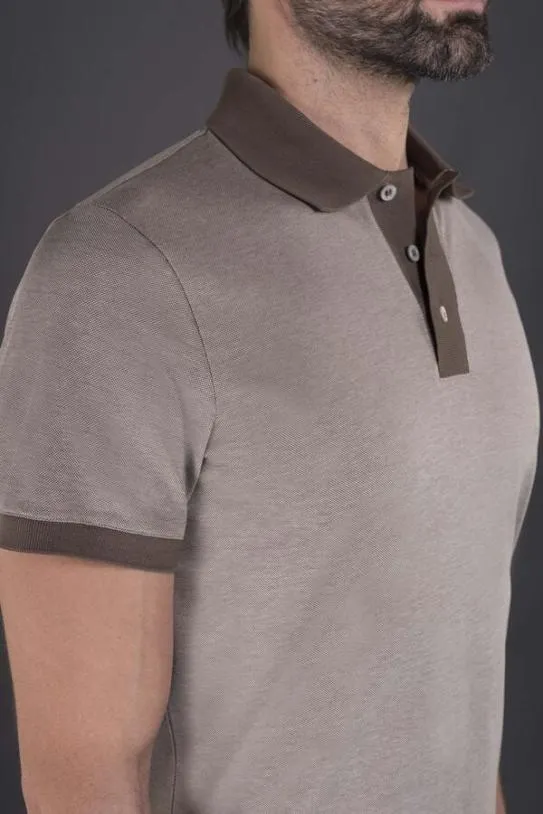 MooRER SPIKEPQX Tortora Men Tshirts And Polos