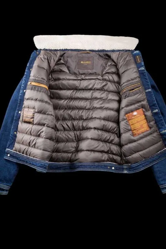 MooRER TABURNO104 Blue Men Jackets