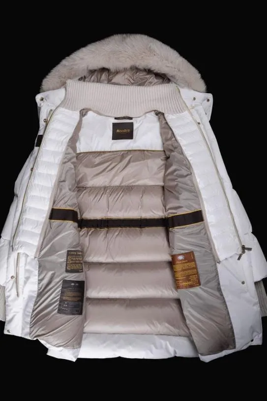 MooRER TALASSASTP Blanc Women Jackets