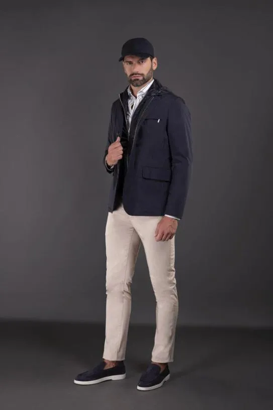 MooRER VESPUCCITJ Darkblu Men Jackets