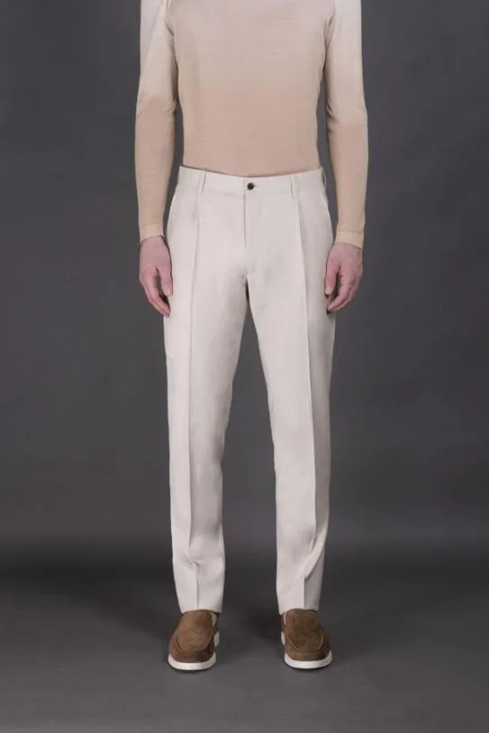 MooRER VIESTEW3 Avorio Men Pants