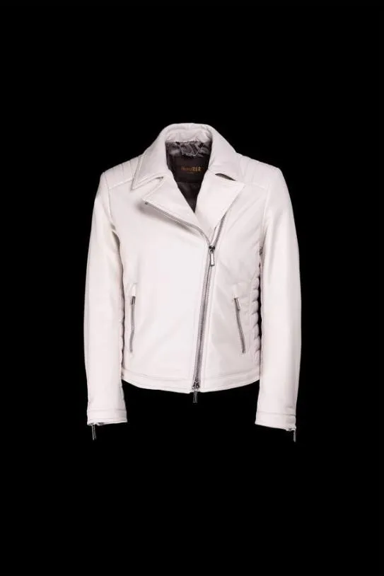MooRER YOELPEX Ivory Women Jackets