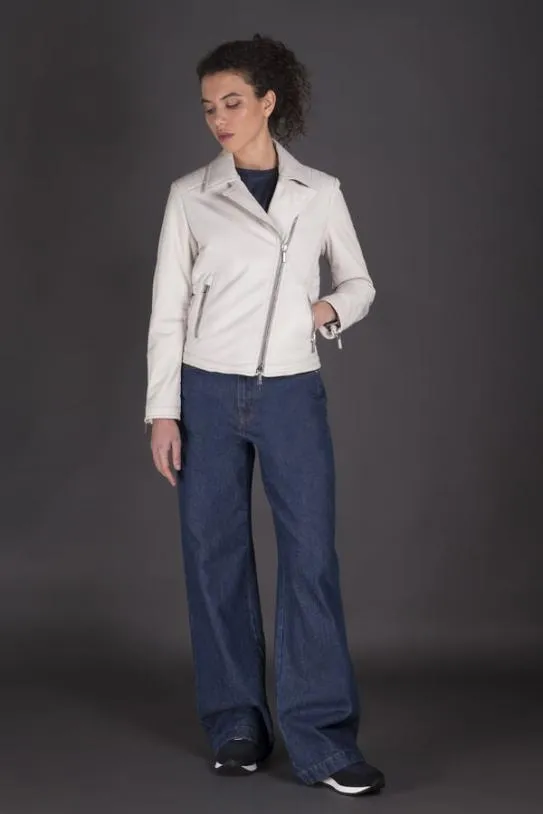 MooRER YOELPEX Ivory Women Jackets