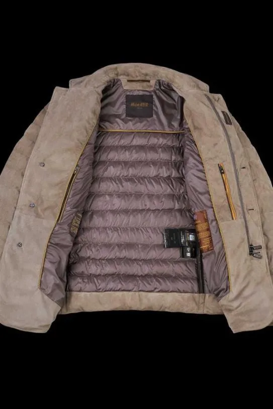 MooRER ZAVYERUR Dove Grey Men Jackets