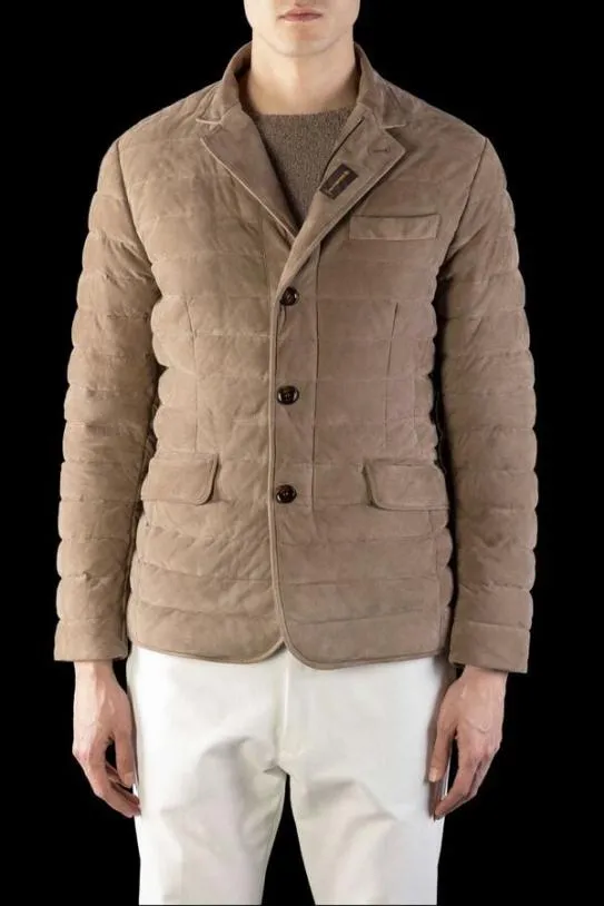MooRER ZAVYERUR Dove Grey Men Jackets
