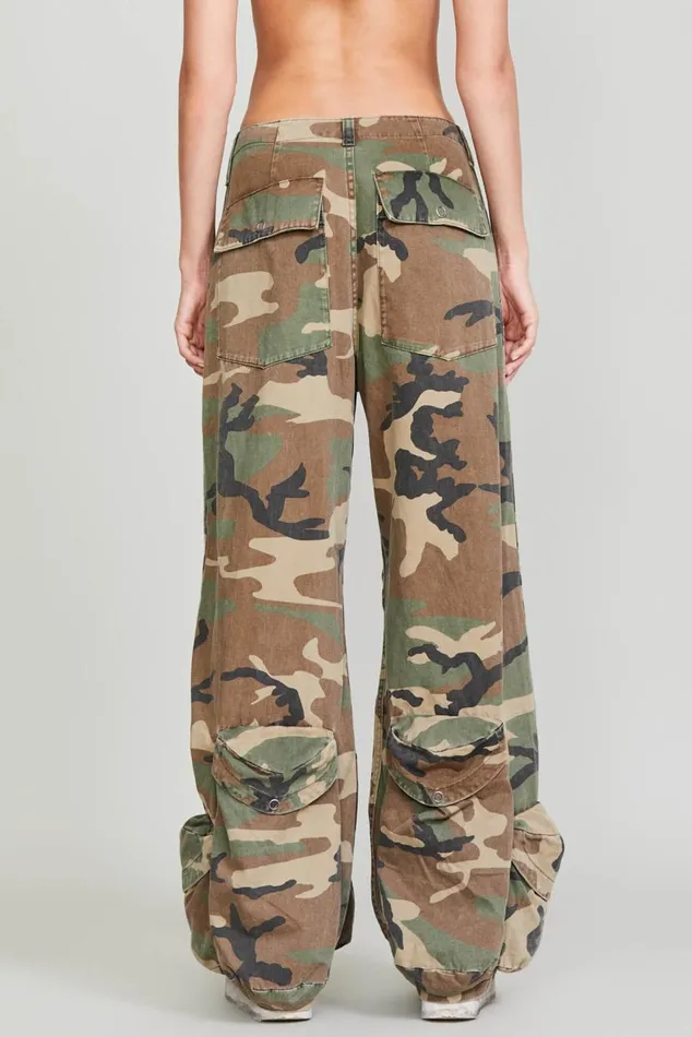 MULTIPOCKET UTILITY PANT 8211 CAMO Women R13 Pants and Shorts
