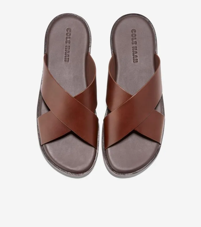 Nantucket Cross Strap Sandals Woodbury Brownjava Men Cole Haan Sandals