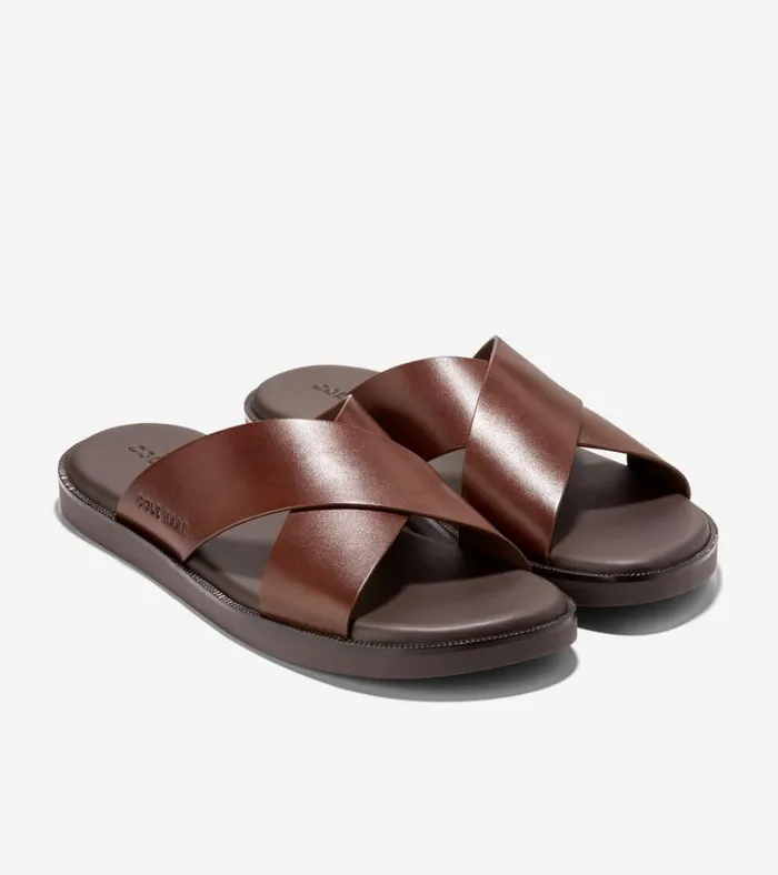 Nantucket Cross Strap Sandals Woodbury Brownjava Men Cole Haan Sandals