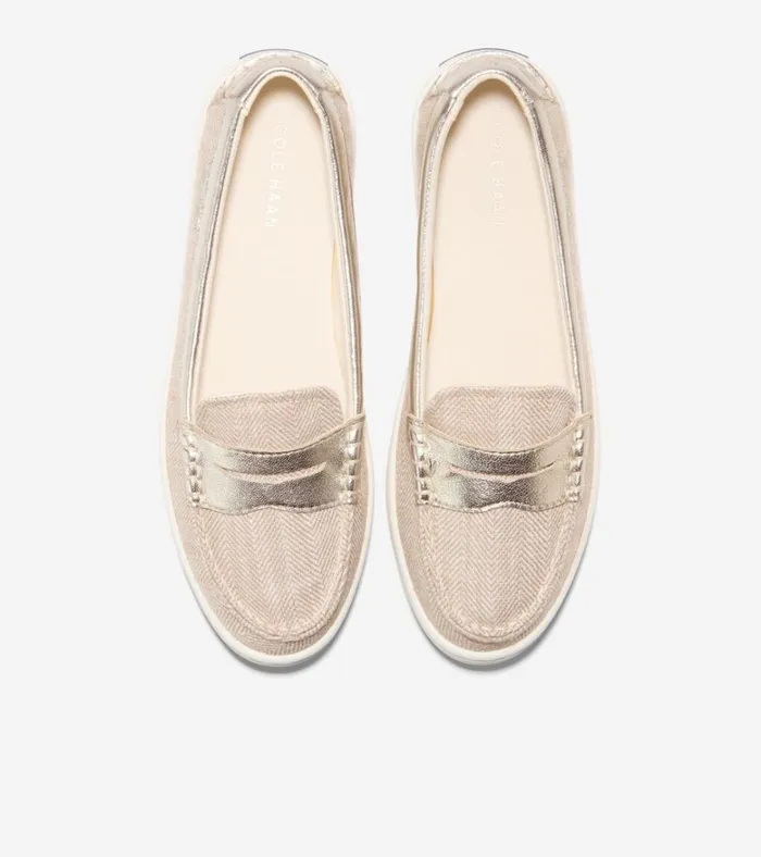 Nantucket Penny Loafers Naturalgold Women Cole Haan Loafers and Drivers