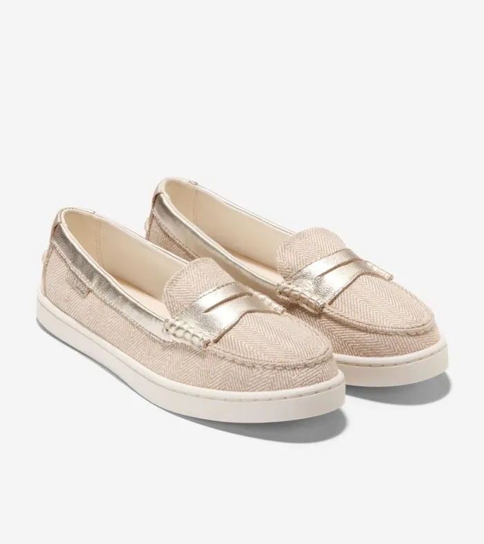 Nantucket Penny Loafers Naturalgold Women Cole Haan Loafers and Drivers