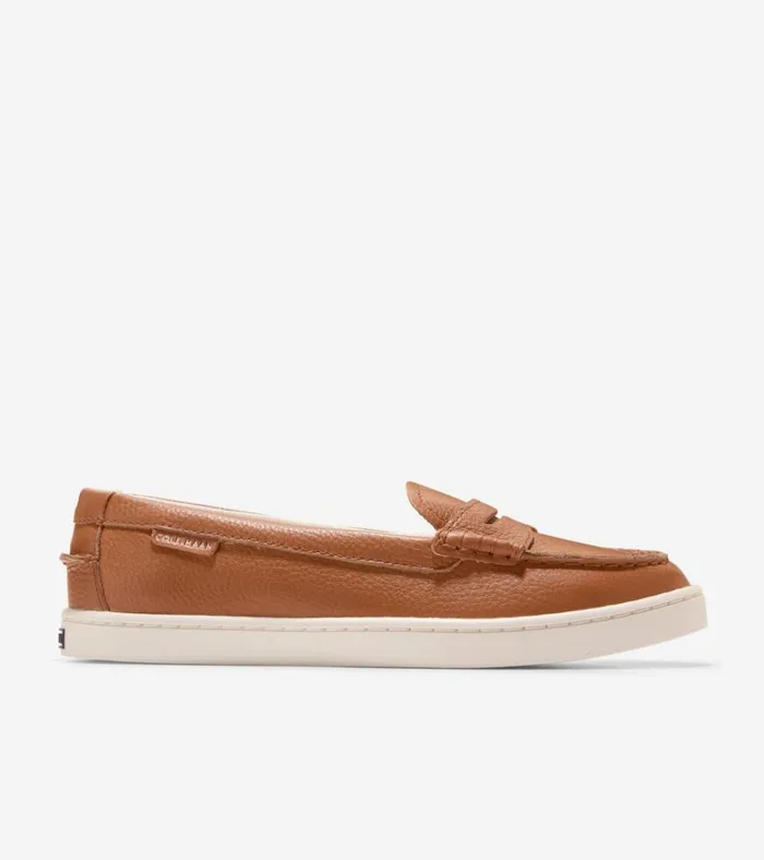 Nantucket Penny Loafers Pecan Brownwhite Women Cole Haan Loafers and Drivers