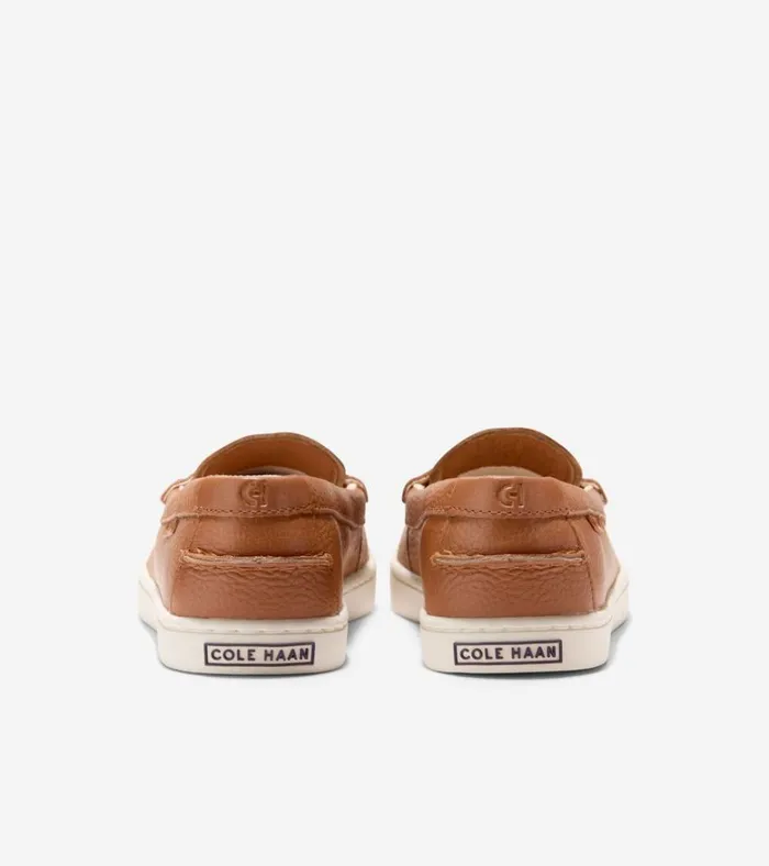 Nantucket Penny Loafers Pecan Brownwhite Women Cole Haan Loafers and Drivers