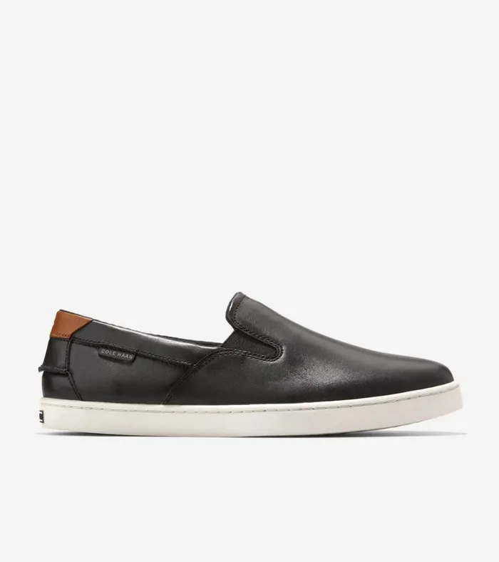 Nantucket SlipOn Deck Shoes Blackivory Men Cole Haan Boat Shoes