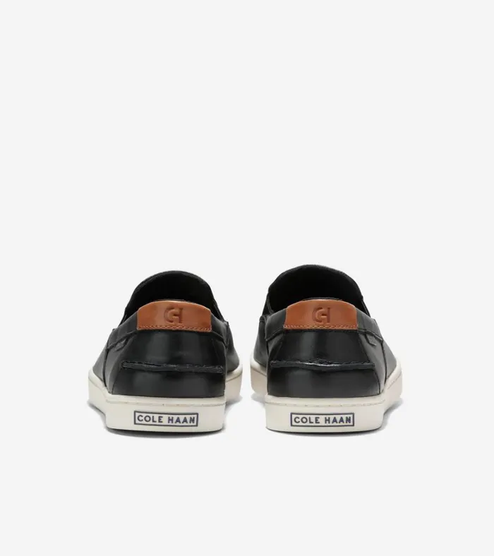 Nantucket SlipOn Deck Shoes Blackivory Men Cole Haan Boat Shoes