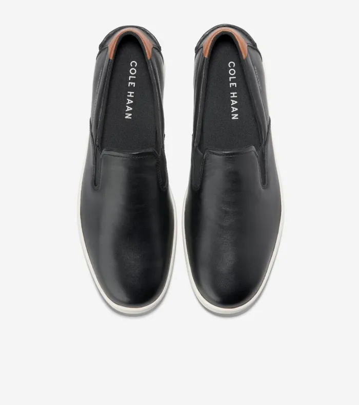 Nantucket SlipOn Deck Shoes Blackivory Men Cole Haan Boat Shoes