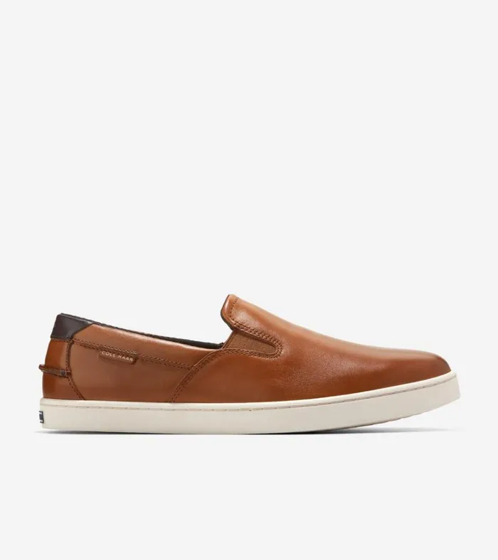 Nantucket SlipOn Deck Shoes British Tanivory Men Cole Haan Boat Shoes