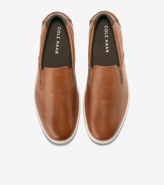 Nantucket SlipOn Deck Shoes British Tanivory Men Cole Haan Boat Shoes