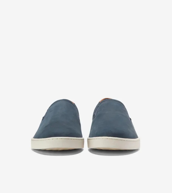 Nantucket SlipOn Deck Shoes Navy Blazer Blueivory Men Cole Haan Boat Shoes