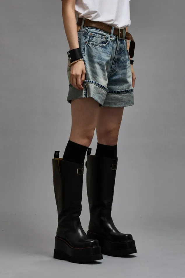 NINA SHORT 8211 VINTAGE FYYFF SELVEDGE Women R13 Denim