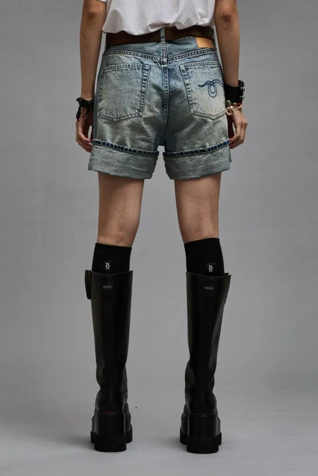 NINA SHORT 8211 VINTAGE FYYFF SELVEDGE Women R13 Denim