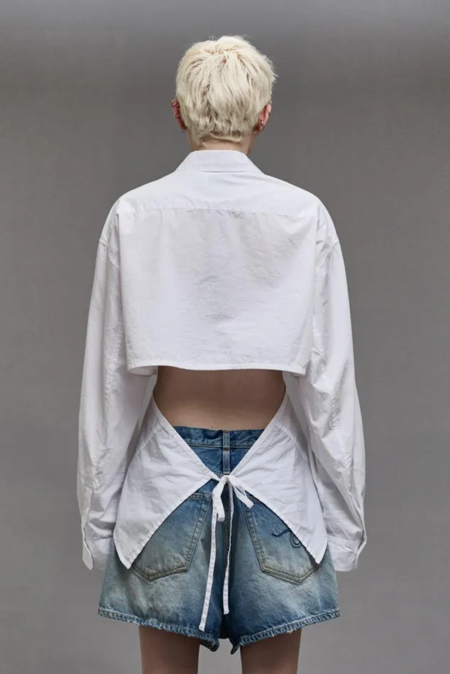 OPEN BACK SHIRT 8211 WHITE Women R13 Tops