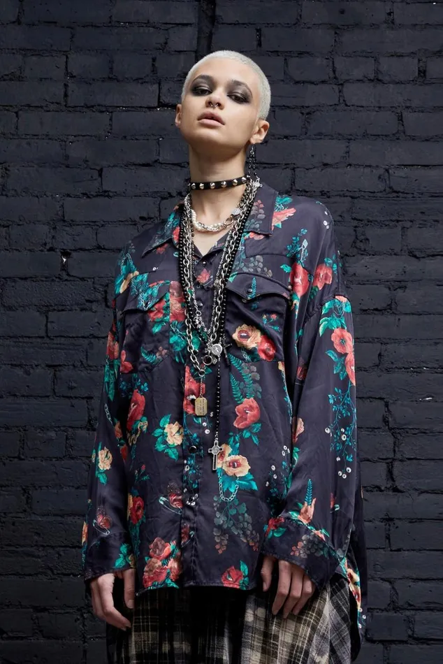 OVERSIZED COWBOY SHIRT 8211 USELESS TREASURES Women R13 Tops