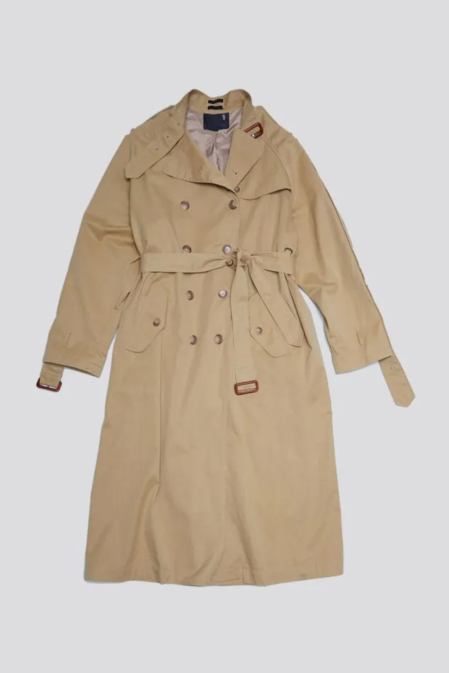 OVERSIZED DECONSTRUCTED TRENCH COAT 8211 KHAKI Women R13 Jackets and Coats