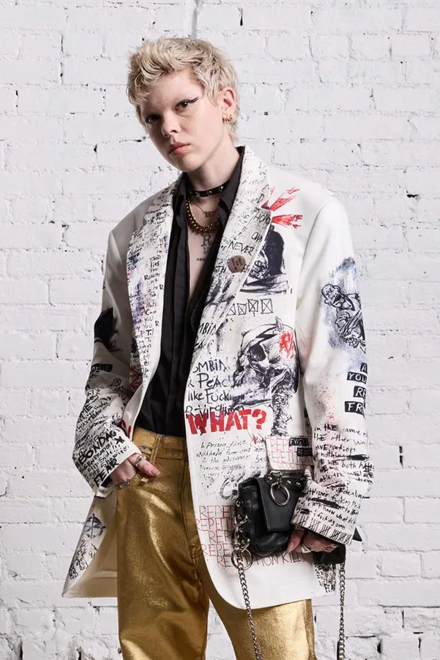 OVERSIZED RAGGED BLAZER 8211 SKETCHBOOK Women R13 Jackets and Coats