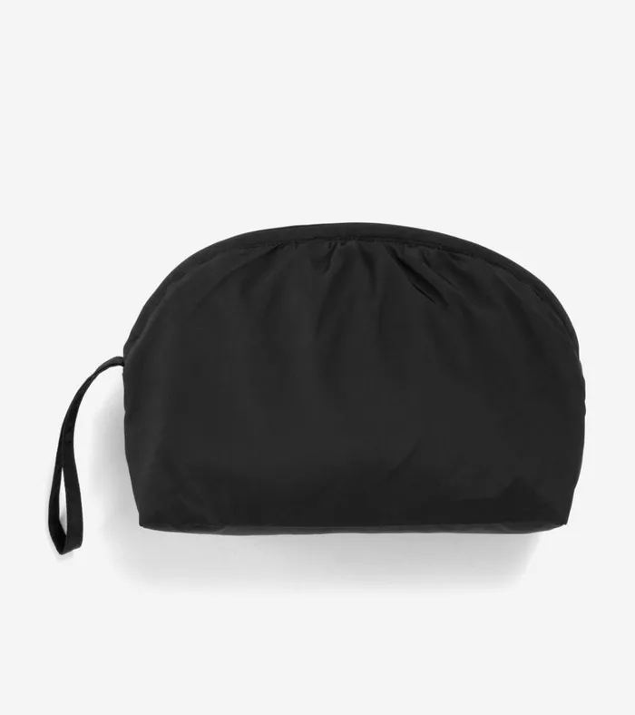 Packable Travel Rain Anorak Black Women Cole Haan Rain Jackets