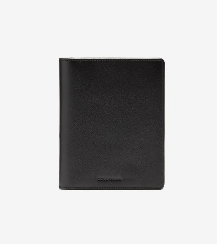 Passport Case With Luggage Tag Black Men Cole Haan Wallets